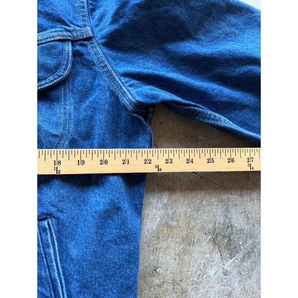 Vintage 90s Lee Denim Trucker Jean Jacket Size 40 Regular Size Medium - Picture 5 of 8